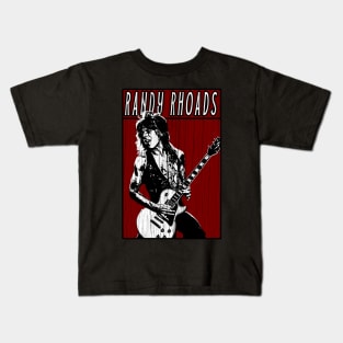 Retro Vintage Randy Rhoads Kids T-Shirt